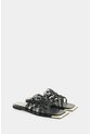 Sandalia Plana En Cuero Para Mujer Orquidea Sandalia Plana En Cuero Para Mujer Orquidea Negro 38 VÉLEZ de Vélez