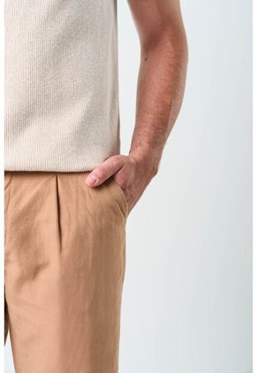 Pantalón Prenses En Lino Para Hombre Fit Holgado Pantalón Prenses En Lino Para Hombre Fit Holgado Kaky 38 VÉLEZ