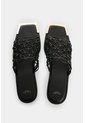 Sandalia Plana En Cuero Para Mujer Orquidea Sandalia Plana En Cuero Para Mujer Orquidea Negro 38 VÉLEZ de Vélez