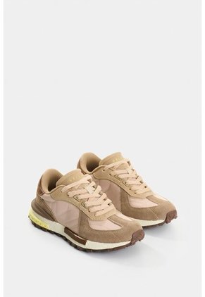 Tenis Phyton De Cuero Y Lona Para Mujer Corte Deportivo Tenis Phyton De Cuero Y Lona Para Mujer Corte Deportivo Kaky 39 VÉLEZ