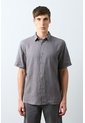 Camisa Manga Corta Semi Fitted Para Hombre Sevilla Camisa Manga Corta Semi Fitted Para Hombre Sevilla Gris Pistola M VÉLEZ de Vélez