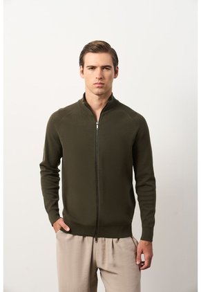 Sweater Misuri Tejido Para Hombre Cuello Alto Sweater Misuri Tejido Para Hombre Cuello Alto Verde Oliva L VÉLEZ