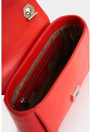 Manos Libres De Cuero Para Mujer Mini Lili Manos Libres De Cuero Para Mujer Mini Lili Rojo VÉLEZ