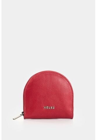 Monedero De Cuero Para Mujer Florence Monedero De Cuero Para Mujer Florence Rojo VÉLEZ Vélez