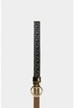 Cinturón Doble Faz De Cuero Para Mujer Monogram Cinturón Doble Faz De Cuero Para Mujer Monogram Negro S VÉLEZ de Vélez