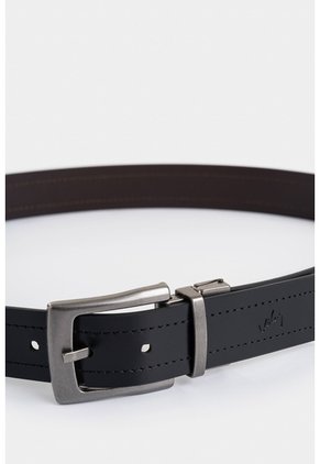 Cinturón Doble Faz Kafka De Cuero Para Hombre Hebilla Reversible Cinturón Doble Faz Kafka De Cuero Para Hombre Hebilla Reversible Combinado 30 VÉLEZ