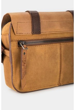 Riñonera Casual De Cuero Vintage Riñonera Casual De Cuero Vintage Miel VÉLEZ