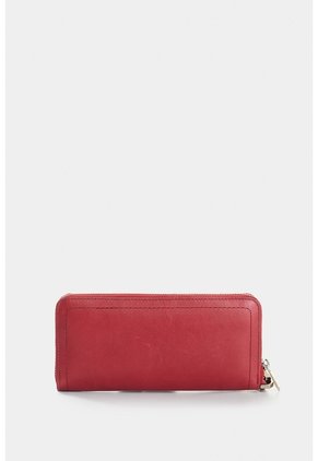 Billetera Porta Chequera De Cuero Para Mujer Arezzo Billetera Porta Chequera De Cuero Para Mujer Arezzo Rojo VÉLEZ