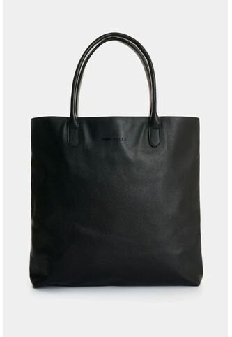 Tote Bag Flowers En Cuero Tote Bag Flowers En Cuero Negro VÉLEZ Vélez