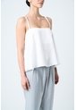 Camisa Con Cargaderas En Cuero Y Millaré Trenzado Para Mujer Canes Camisa Con Cargaderas En Cuero Y Millaré Trenzado Para Mujer Canes Crema XL VÉLEZ de Vélez