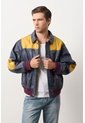Chaqueta Bomber En Cuero Envejecido Para Hombre Chaqueta Bomber En Cuero Envejecido Para Hombre Multicolor XXL VÉLEZ de Vélez