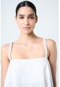 Camisa Con Cargaderas En Cuero Y Millaré Trenzado Para Mujer Canes Camisa Con Cargaderas En Cuero Y Millaré Trenzado Para Mujer Canes Crema XL VÉLEZ de Vélez