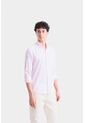 Camisa Manga Larga Popelina Para Hombre Cuello Camisero Clásico Camisa Manga Larga Popelina Para Hombre Cuello Camisero Clásico Rosado L VÉLEZ de Vélez