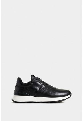 Tenis Cooper 3 De Cuero Para Hombre Spoiler En Contraste Tenis Cooper 3 De Cuero Para Hombre Spoiler En Contraste Negro 42 VÉLEZ