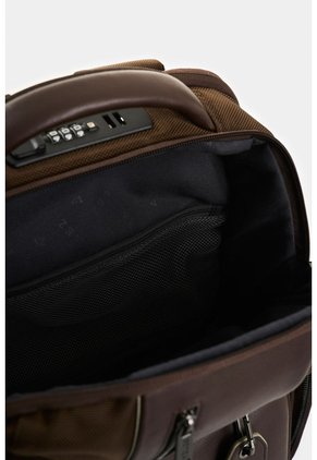 Morral Security De Lona Para Hombre Detalles En Cuero Morral Security De Lona Para Hombre Detalles En Cuero Cafe VÉLEZ