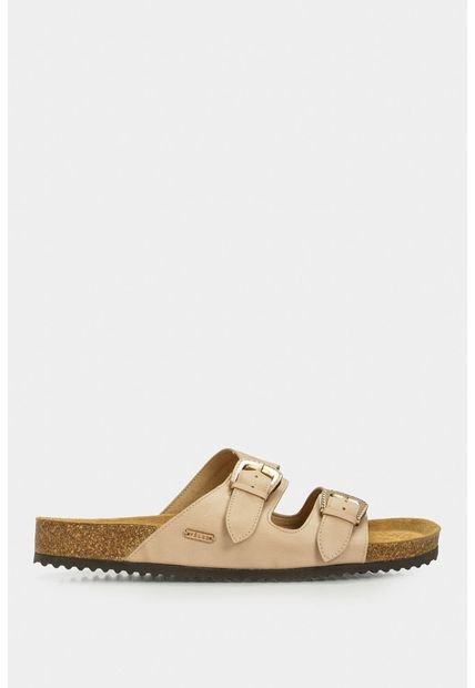 Sandalia Plana Pilos De Cuero Para Mujer Suela Corcho Sandalia Plana Pilos De Cuero Para Mujer Suela Corcho Beige 41 Vélez