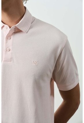 Polo Lucca Manga Corta Para Hombre Texturizada Polo Lucca Manga Corta Para Hombre Texturizada Rosado XXL VÉLEZ