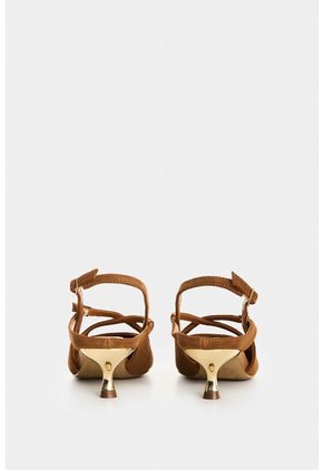 Tacones Cerrados De Cuero Gamuzado Para Mujer Solaris Tacones Cerrados De Cuero Gamuzado Para Mujer Solaris Miel 39 VÉLEZ