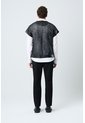 Camisilla Orion De Cuero Para Hombre Tejida Camisilla Orion De Cuero Para Hombre Tejida Negro S VÉLEZ de Vélez