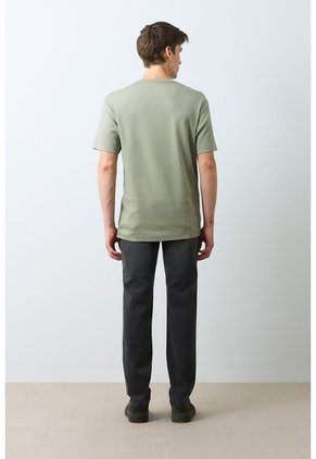 Camiseta Manga Corta Lerici Para Hombre Semi Fitted Camiseta Manga Corta Lerici Para Hombre Semi Fitted Verde XXL VÉLEZ