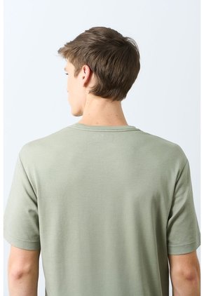 Camiseta Manga Corta Lerici Para Hombre Semi Fitted Camiseta Manga Corta Lerici Para Hombre Semi Fitted Verde XXL VÉLEZ