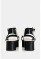 Sandalia Plataforma De Cuero Para Mujer Soren Sandalia Plataforma De Cuero Para Mujer Soren Negro 36 VÉLEZ de Vélez