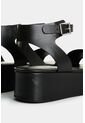 Sandalia Plataforma De Cuero Para Mujer Soren Sandalia Plataforma De Cuero Para Mujer Soren Negro 36 VÉLEZ de Vélez