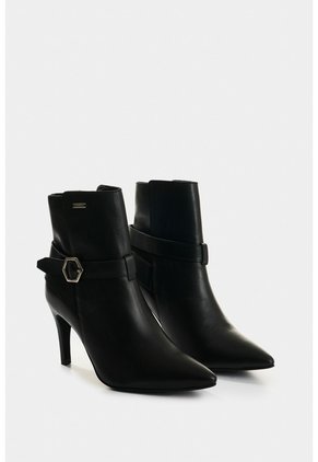 Botines Calix De Cuero Para Mujer Silueta Office Botines Calix De Cuero Para Mujer Silueta Office Negro 38 VÉLEZ