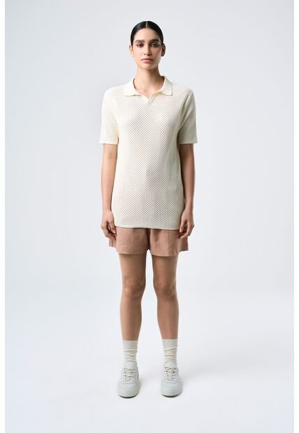 Short Prisma Tiro Alto En Lino Para Mujer Detalle Millaré Short Prisma Tiro Alto En Lino Para Mujer Detalle Millaré Rosado 06 Vélez