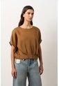 Camisa Manga Corta Para Mujer Sereno Camisa Manga Corta Para Mujer Sereno Miel XL VÉLEZ de Vélez