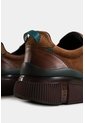 Tenis Halo De Cuero Liso Y De Textura Gamuzada Para Hombre Silueta Deportiva Tenis Halo De Cuero Liso Y De Textura Gamuzada Para Hombre Silueta Deportiva Miel 41 VÉLEZ de Vélez
