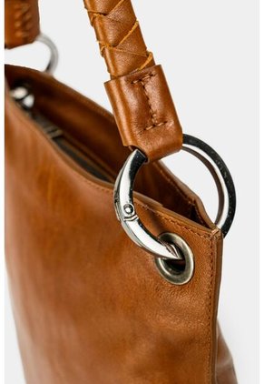 Manos Libres Caléndula De Cuero Para Mujer Manija Tejida Y Flecos Miel Manos Libres Caléndula De Cuero Para Mujer Manija Tejida Y Flecos Miel Vélez