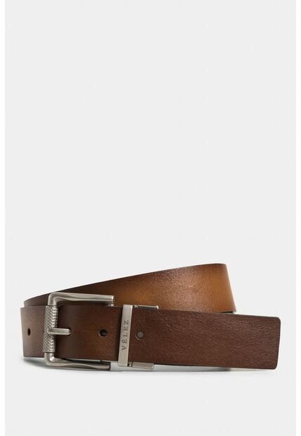 Cinturón Doble Faz De Cuero Nivetz Para Hombre Punta Trapecio Cinturón Doble Faz De Cuero Nivetz Para Hombre Punta Trapecio Miel 34 VÉLEZ