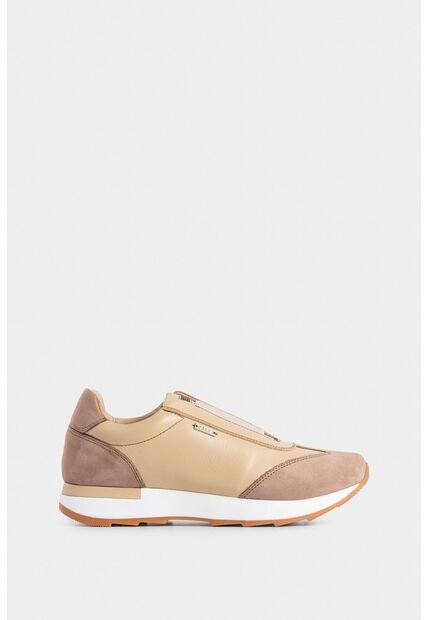 Mocasines Zipa De Cuero Para Mujer Detalles Millaré Mocasines Zipa De Cuero Para Mujer Detalles Millaré Beige 35 VÉLEZ