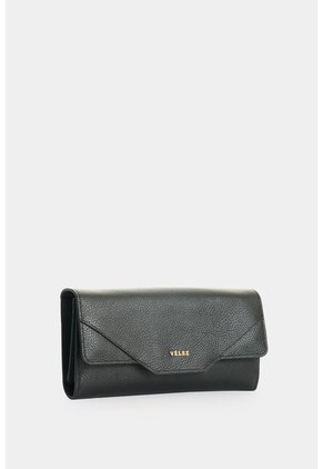 Porta Chequera En Cuero Para Mujer Damasco Porta Chequera En Cuero Para Mujer Damasco Negro VÉLEZ