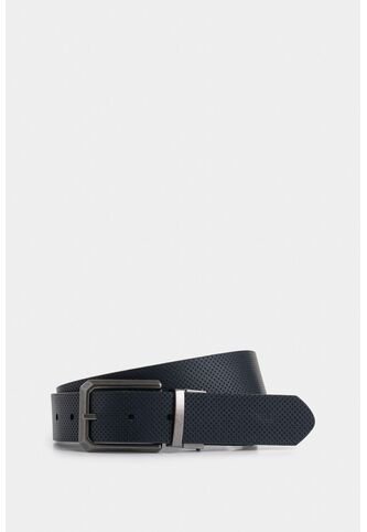 Cinturón Doble Faz Igor De Cuero Para Hombre Punta Lanza Cinturón Doble Faz Igor De Cuero Para Hombre Punta Lanza Azul Oscuro 36 VÉLEZ Vélez