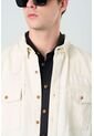 Sobrecamisa Manga Larga Elon Para Hombre Semi Fitted Sobrecamisa Manga Larga Elon Para Hombre Semi Fitted Crema XXL VÉLEZ de Vélez