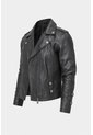 Chaqueta Biker De Cuero Para Mujer Charreteras Negro Chaqueta Biker De Cuero Para Mujer Charreteras Negro XL VÉLEZ de Vélez