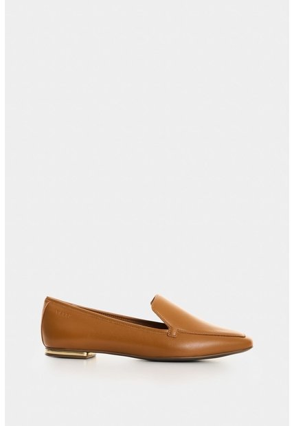 Mocasín En Cuero Para Mujer Ocaso Mocasín En Cuero Para Mujer Ocaso Miel 40 VÉLEZ