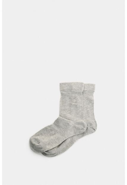 Calcetines Media Pierna Tejidos Para Hombre Detalle Acanalado Calcetines Media Pierna Tejidos Para Hombre Detalle Acanalado Gris XS VÉLEZ