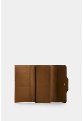 Porta Chequera De Cuero Para Mujer Damasco Porta Chequera De Cuero Para Mujer Damasco Miel VÉLEZ