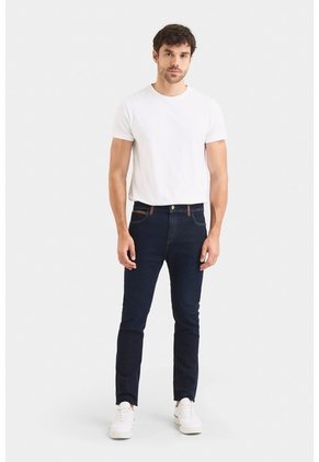 Jean Hori Blue Denim Para Hombre Pasadores En Cuero Jean Hori Blue Denim Para Hombre Pasadores En Cuero Azul 36 VÉLEZ