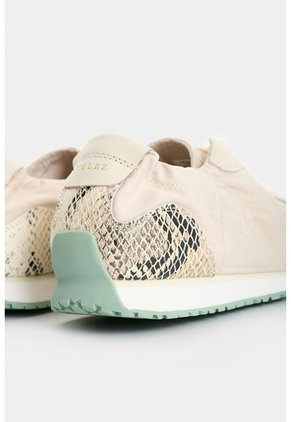 Tenis De Lona Y Cuero Gamuzado Para Mujer Wild Tenis De Lona Y Cuero Gamuzado Para Mujer Wild Blanco 37 VÉLEZ