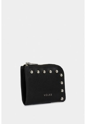 Porta Documentos Holy De Cuero Para Mujer Detalle Taches Porta Documentos Holy De Cuero Para Mujer Detalle Taches Negro Vélez