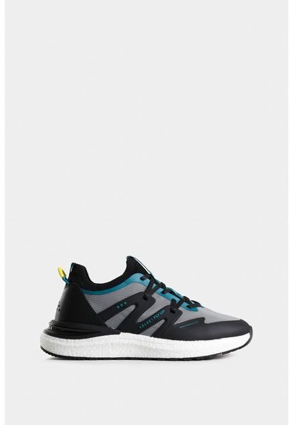 Tenis Fly Up Retro Para Hombre Textil Tecnológico Tenis Fly Up Retro Para Hombre Textil Tecnológico Negro 38 Vélez