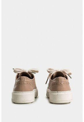 Zapatos Cordón Geranio De Cuero Liso Para Mujer Silueta Deportiva Zapatos Cordón Geranio De Cuero Liso Para Mujer Silueta Deportiva Arena 36 Vélez