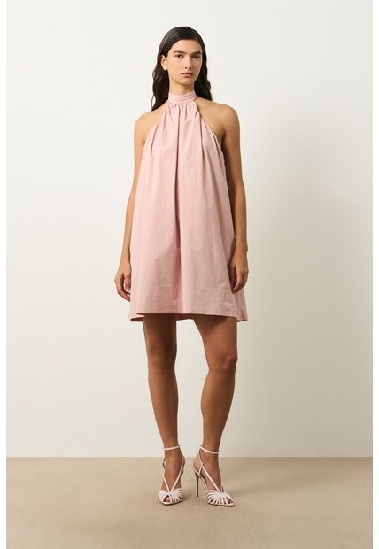 Vestido Mini Halter Para Mujer Lumbre Vestido Mini Halter Para Mujer Lumbre Natural 12 VÉLEZ