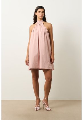Vestido Mini Halter Para Mujer Lumbre Vestido Mini Halter Para Mujer Lumbre Natural 12 VÉLEZ