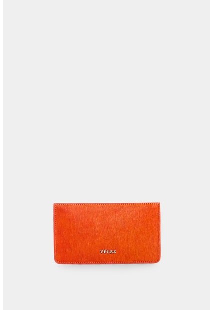 Portadocumentos En Cuero Pelo Para Mujer Ava Portadocumentos En Cuero Pelo Para Mujer Ava Naranja VÉLEZ