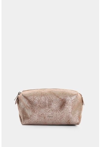 Cosmetiquera Mini De Cuero Folia Para Mujer Moon Cosmetiquera Mini De Cuero Folia Para Mujer Moon Plata VÉLEZ Vélez